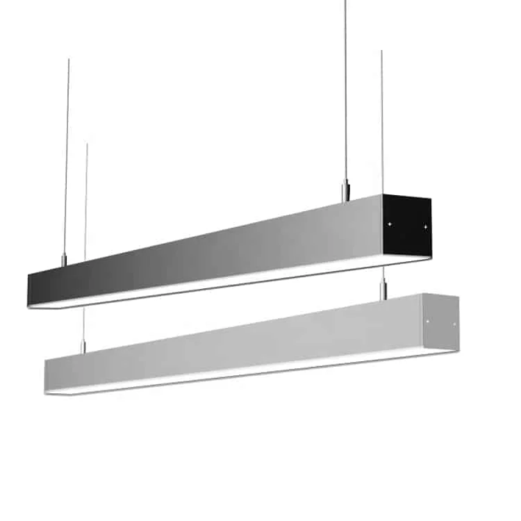 Ticari proje için lineer LED aydınlatma.