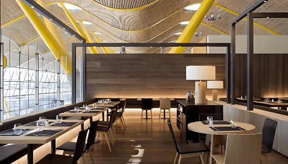 Restoran aydınlatması