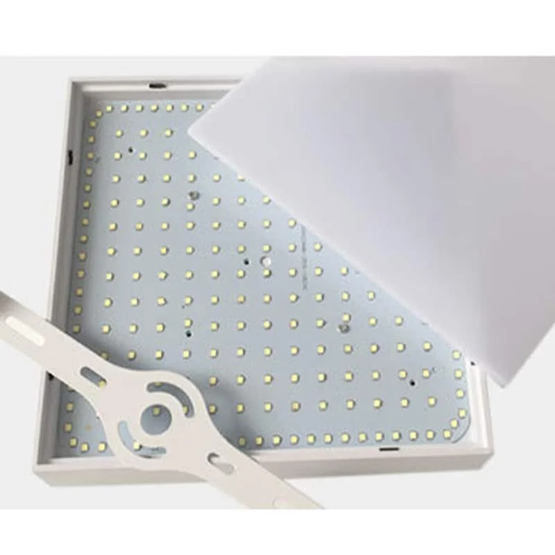 Arkadan aydınlatmalı kare sıva üstü LED downlight