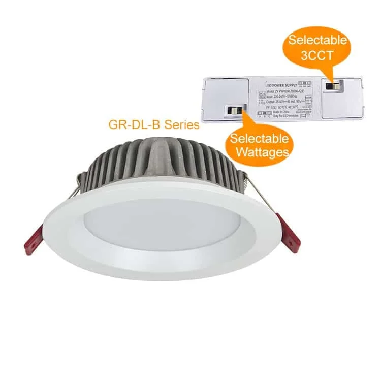 Gücü seçilebilir downlight