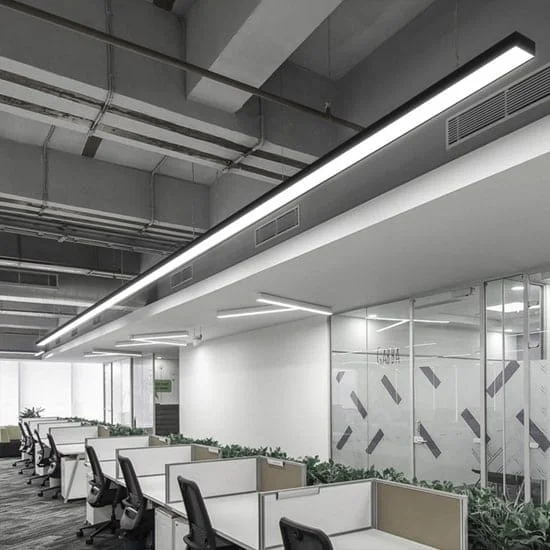 ofis için askılı lineer armatürler