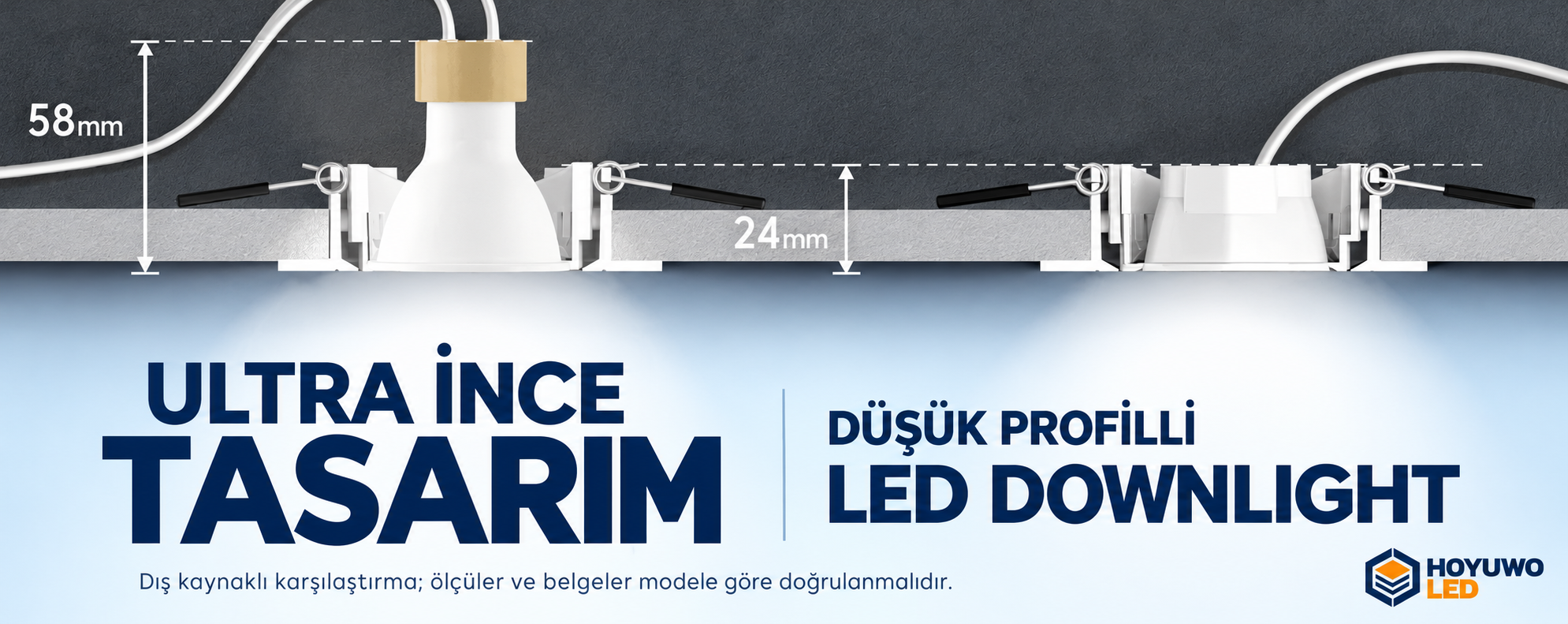 İnce LED downlight