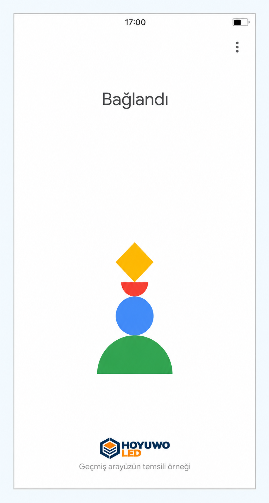 Google Home kurulumu 3: eski sürüm örneği