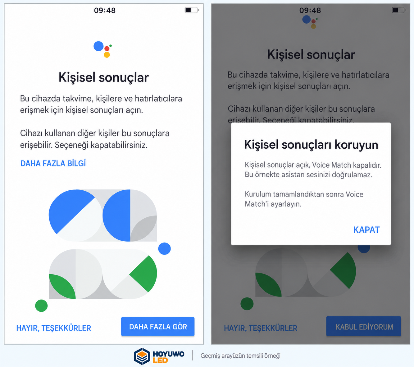 Google Home kurulumu 5: eski sürüm örneği