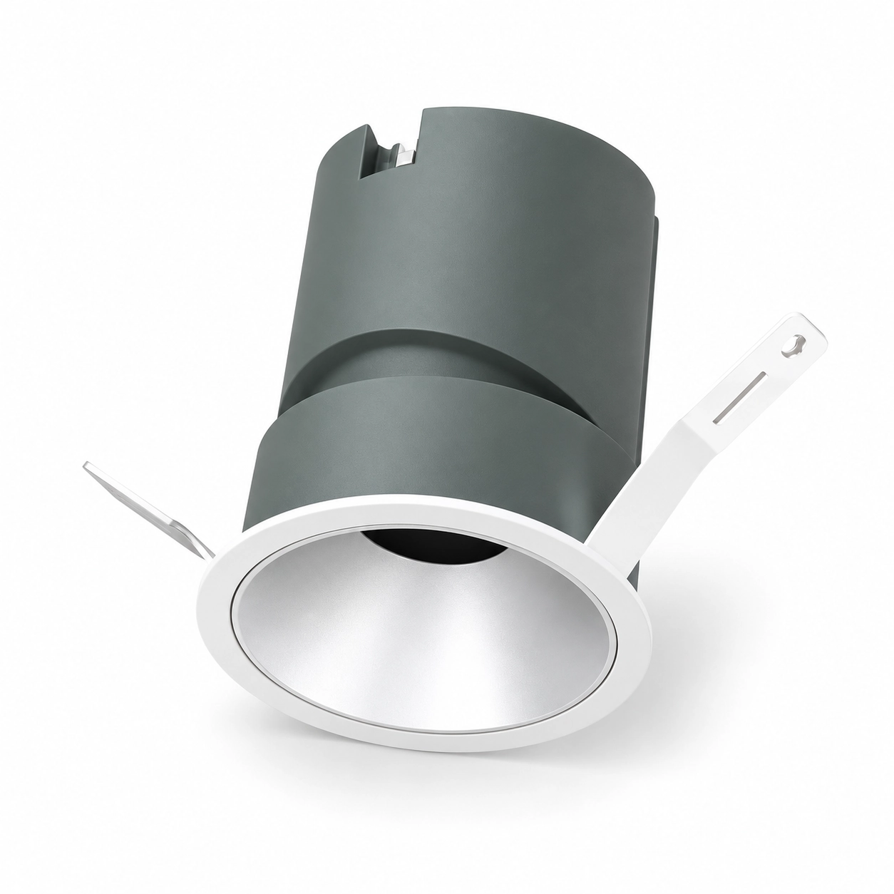 İki gövde boyutunda yönlendirilebilir downlightlar