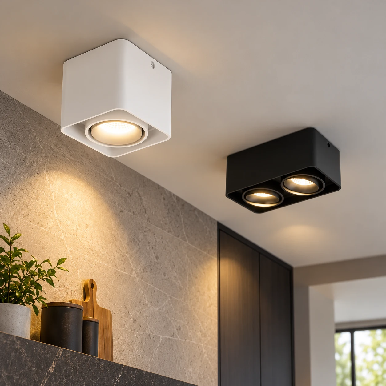 Modül sayısı seçilebilen DLG-H sıva üstü downlight